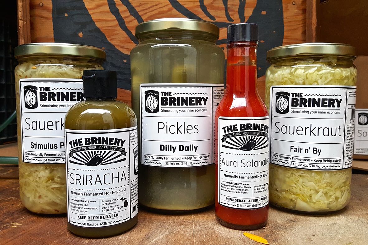The Brinery's line of products