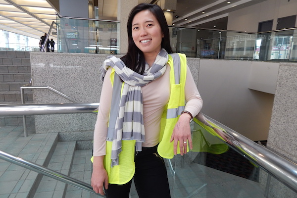 Sandra Yu Stahl of Detroiters Working for Environmental Justice at Cobo Center